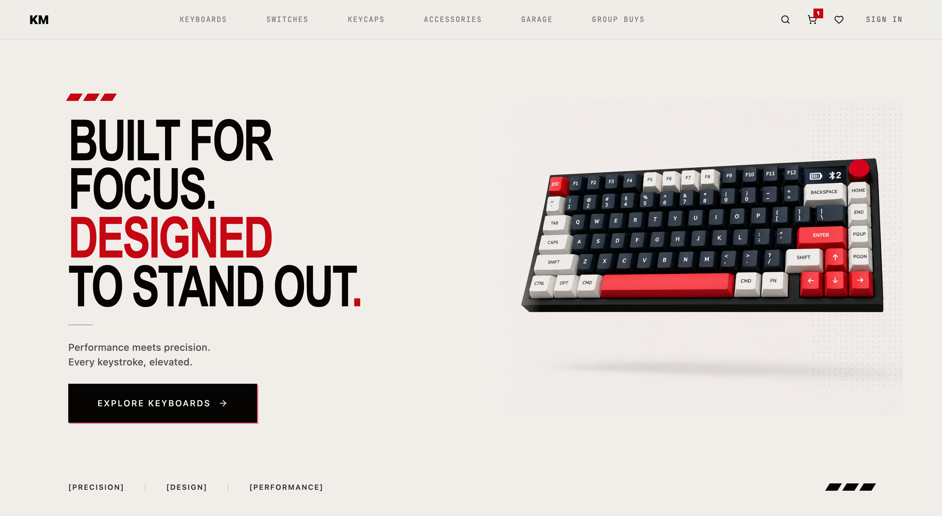 KeyMech project by Ashmit Sharma: Full-stack e-commerce platform for custom mechanical keyboards with a scalable microservices-ready backend.